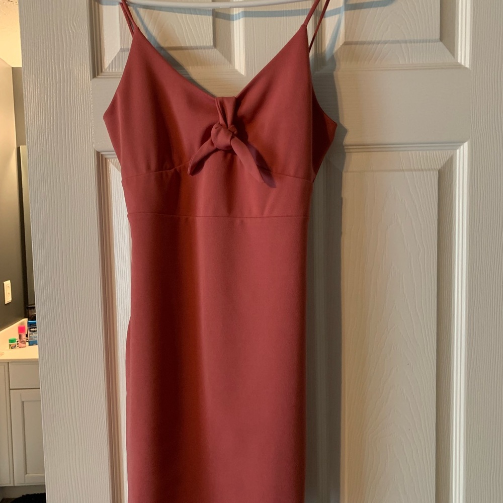 Mauve pink dress